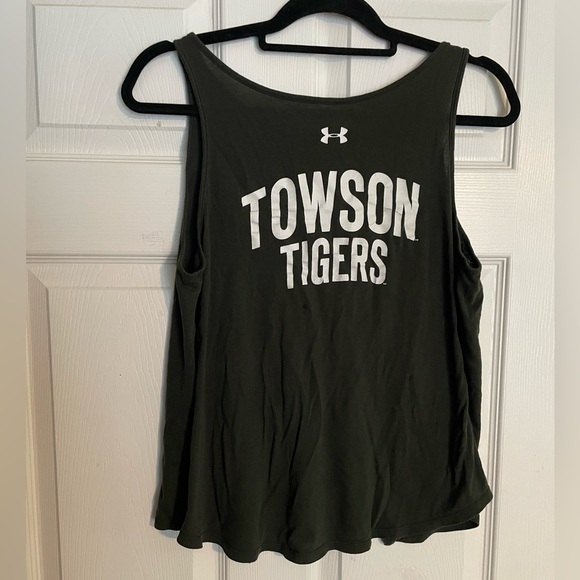 Under Armour Towson Tigers Women's Tank Top - dark green - Picture 1 of 4